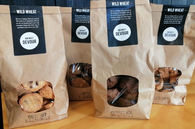 Bagged Biscuits Four bags of biscuits
