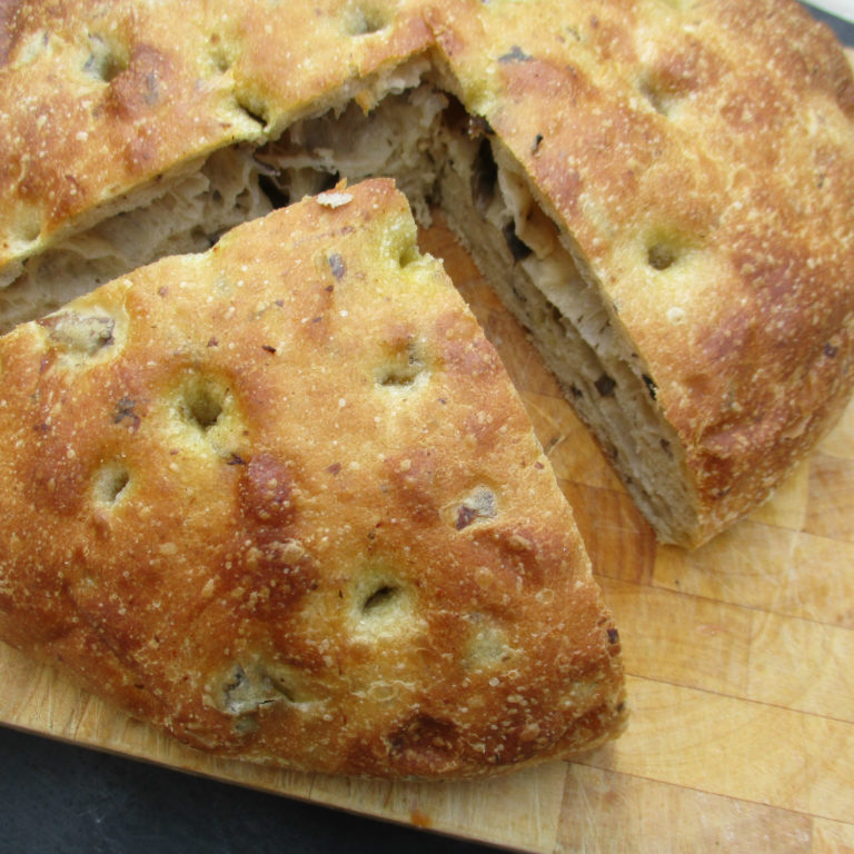feb special bread smoked mushroom focaccia